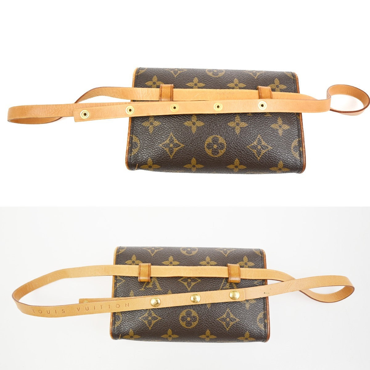 LOUIS VUITTON Pochette Florentine S Bum Bag Monogram Leather BN M51855 82ZA351