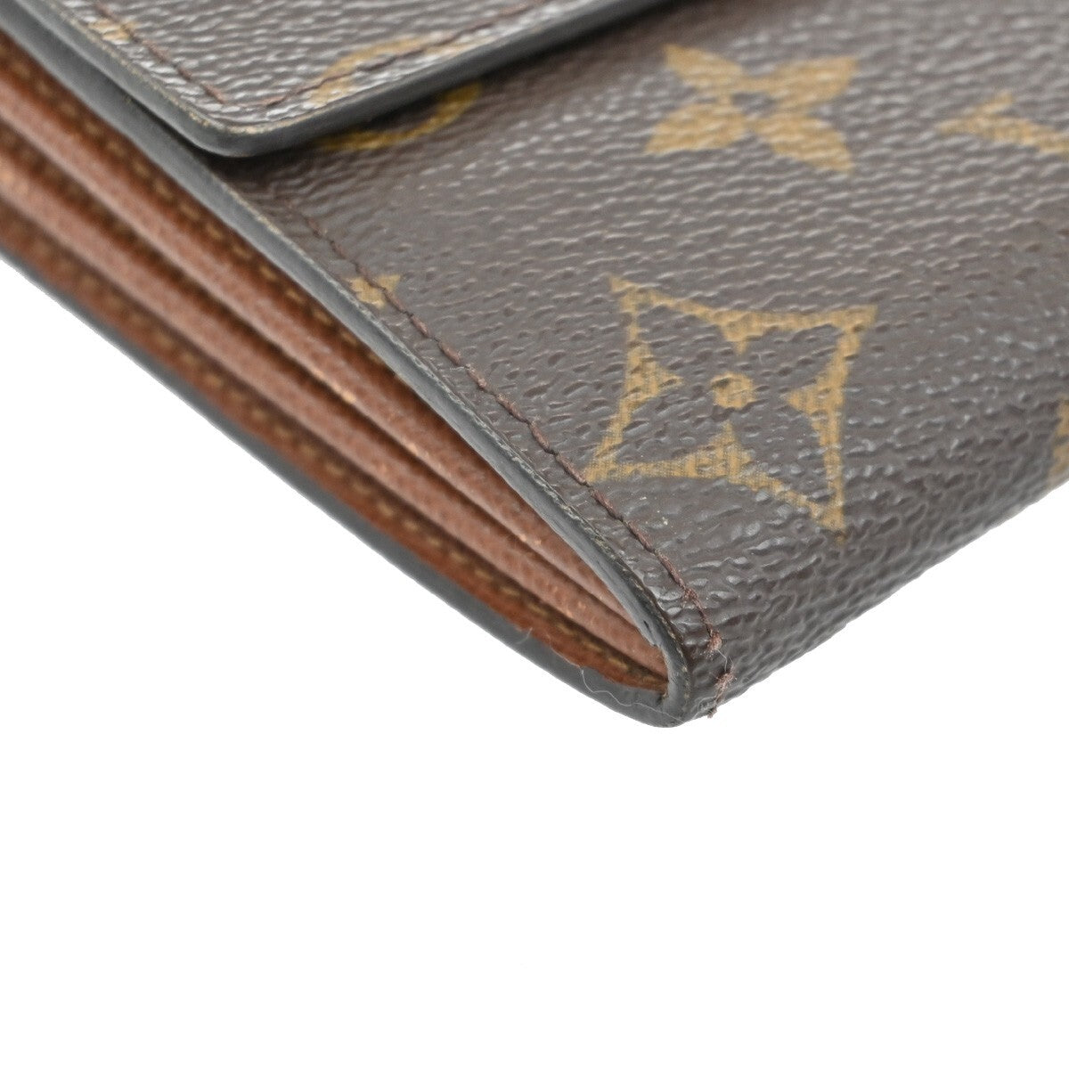 LOUIS VUITTON Porte Monnaie Credit Long Wallet Monogram Leather M61725 04EE178