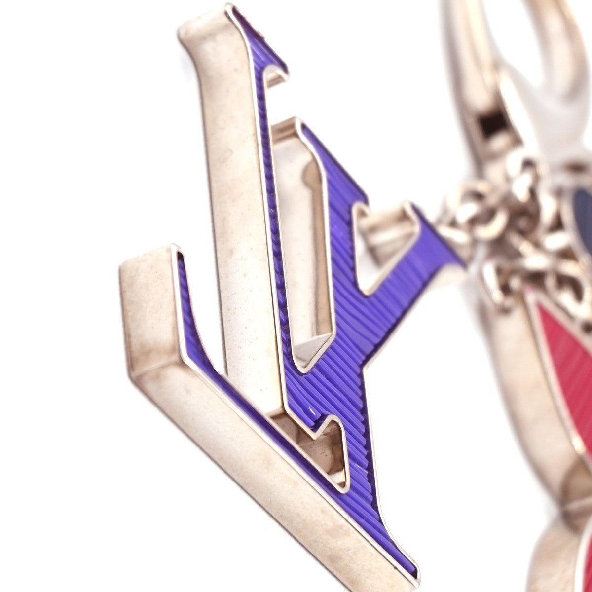 LOUIS VUITTON LV Bijoux Sac Fleur Epi Bag Charm Key Ring BE RD PE M67125 64MA373