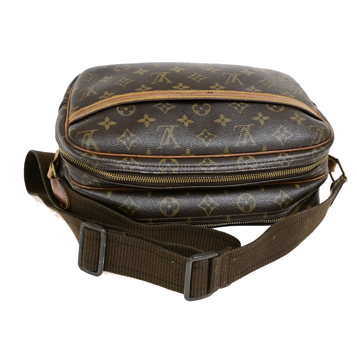 LOUIS VUITTON Reporter PM Crossbody Shoulder Bag Monogram Leather M45254 61YF080