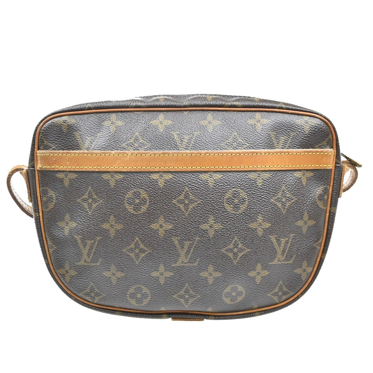 LOUIS VUITTON Jeune Fille MM Shoulder Bag Monogram Leather Brown M51226 67MA539