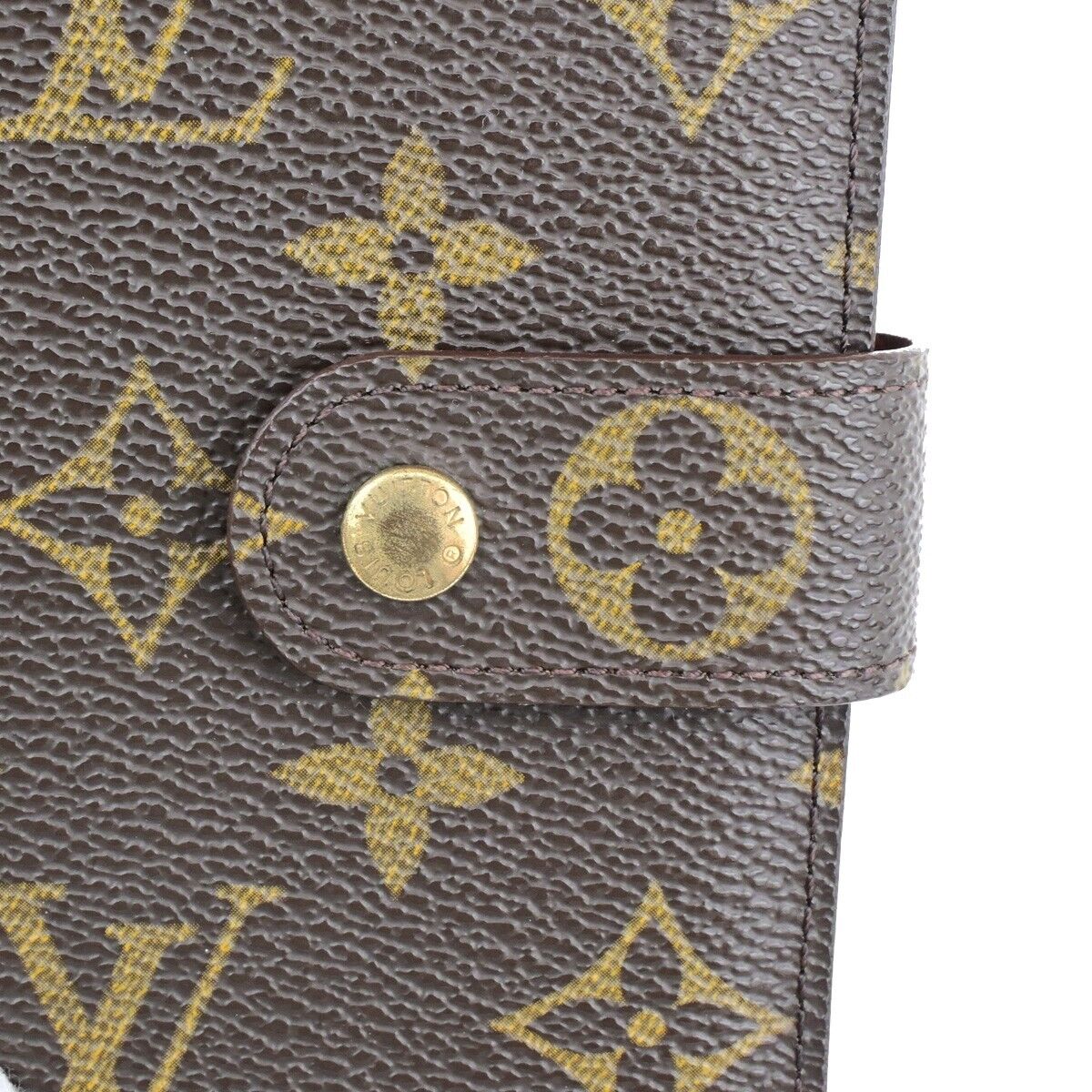 LOUIS VUITTON Porte Papier Zip Bifold Wallet Monogram Brown M61207 35RK789
