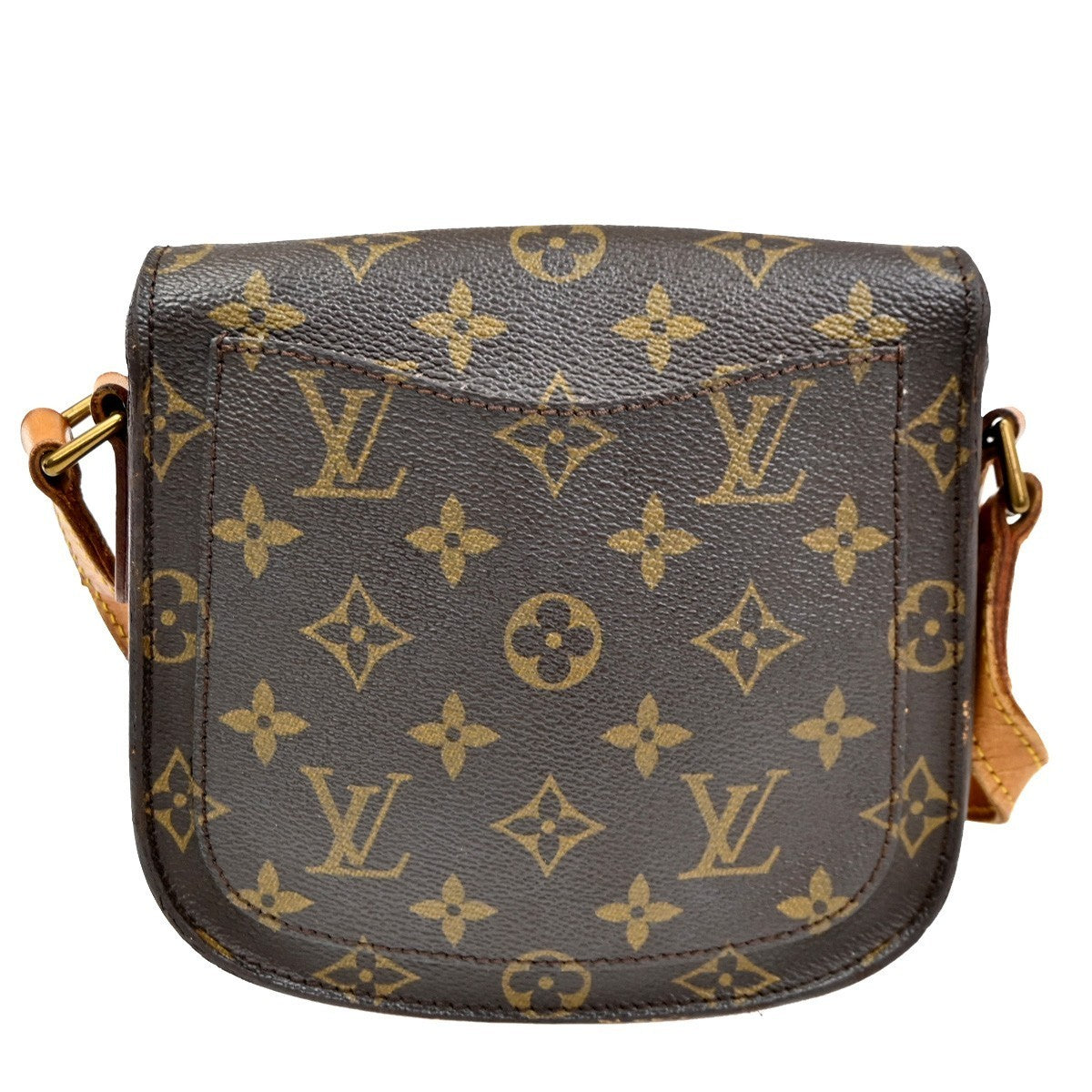 LOUIS VUITTON Mini Saint Cloud Shoulder Bag Monogram Leather BN M51244 80TA398