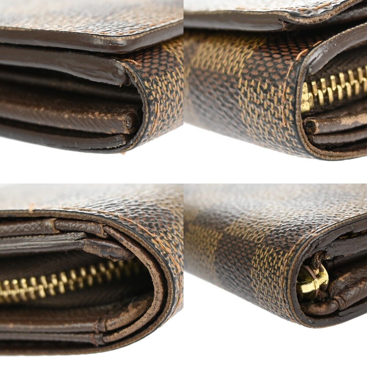 LOUIS VUITTON Porte Monnaie Billets Tresor Bifold Wallet Damier N61730 62FA263