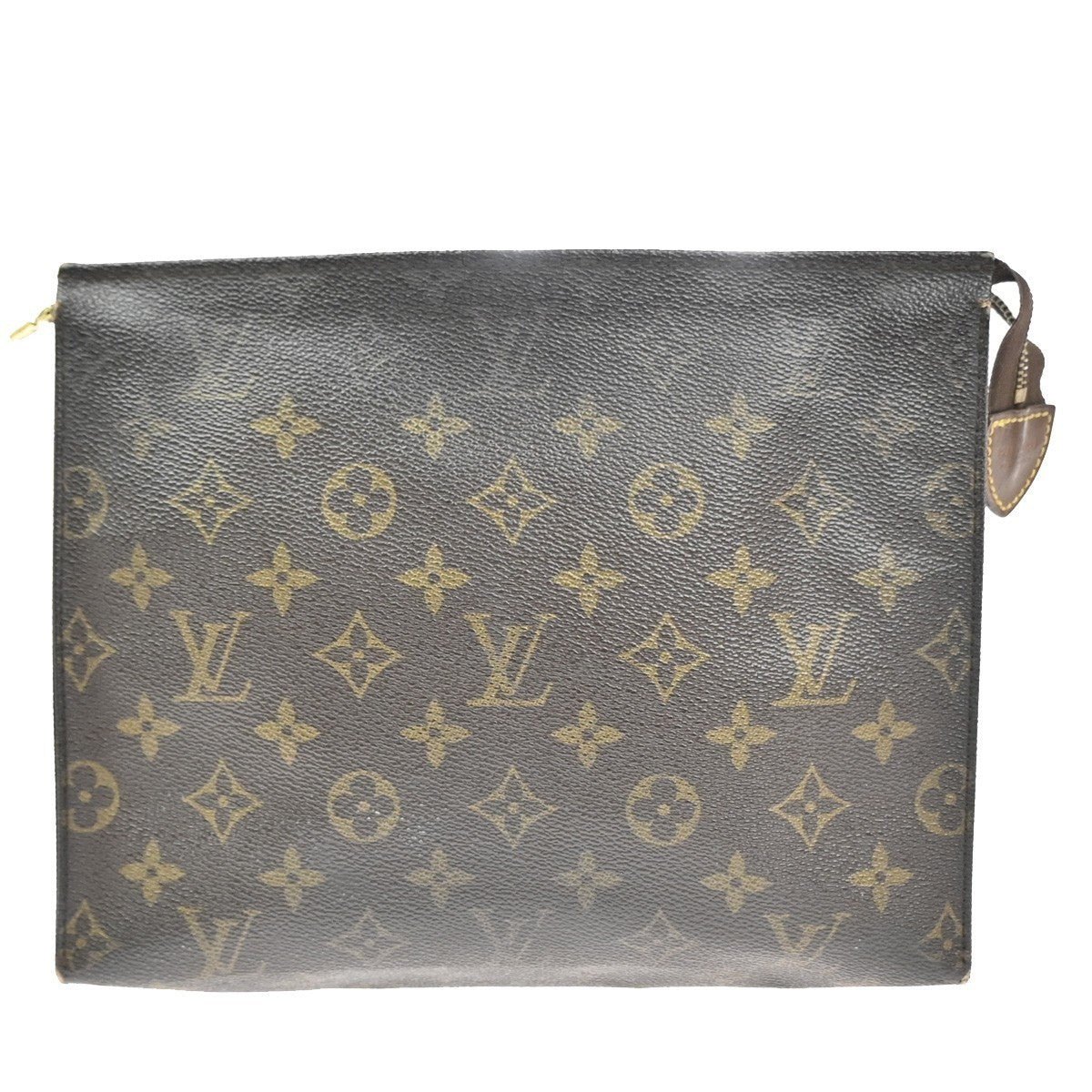 LOUIS VUITTON 2 Set Trousse Toilette Poche Toilette Bag Monogram Leather 09KC593