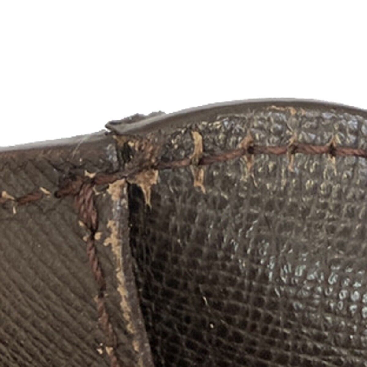 LOUIS VUITTON Triana Hand Bag Damier Ebene Leather Brown France N51155 35EB139