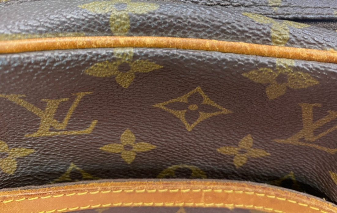 LOUIS VUITTON Danube Shoulder Bag Monogram Leather Brown France M45266 65ZA338