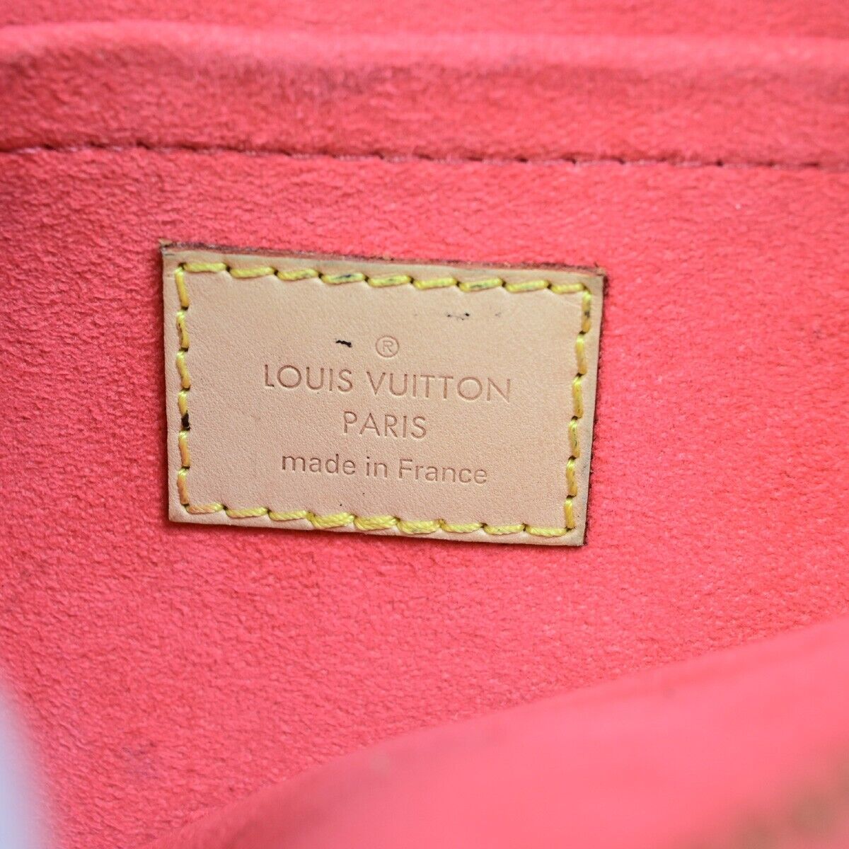 LOUIS VUITTON Paras BB 2Way Shoulder Bag Monogram Leather Pink M41734 601RJ927