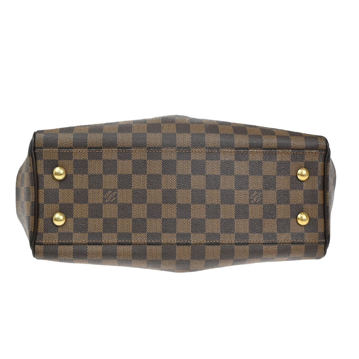 LOUIS VUITTON Trevi PM  2-way Handbag Damier Ebene Leather Brown N51997 40RL443