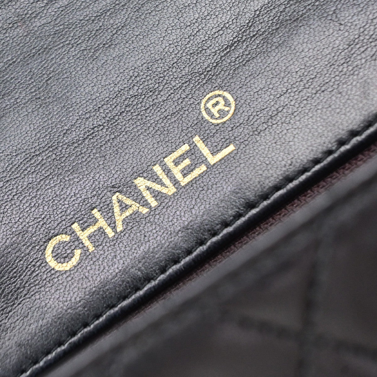 CHANEL CC Mini Matelasse Chain Shoulder Bag Leather Black GHW Vintage 805RP189