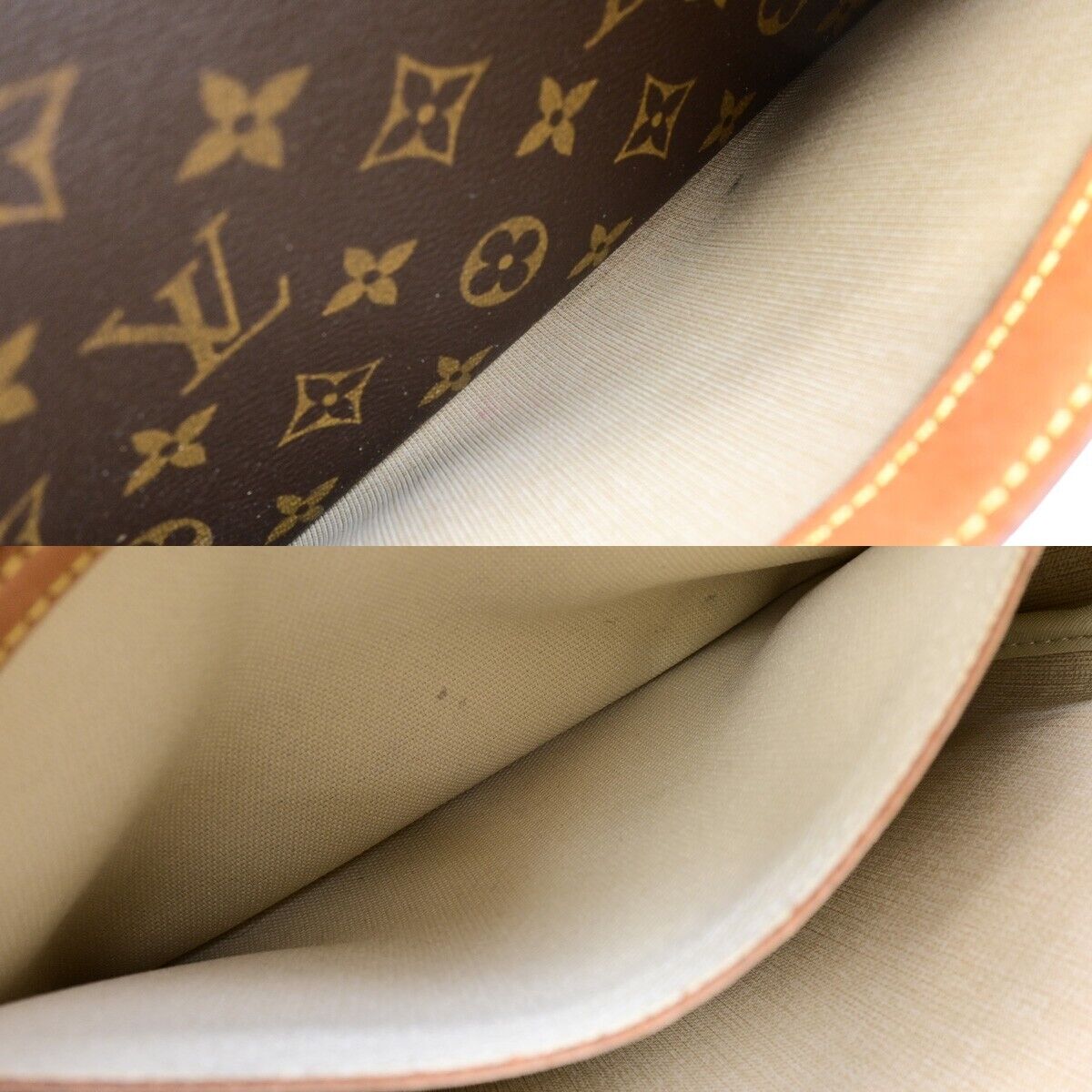 LOUIS VUITTON Reporter PM Crossbody Shoulder Bag Monogram Leather M45254 35EB359