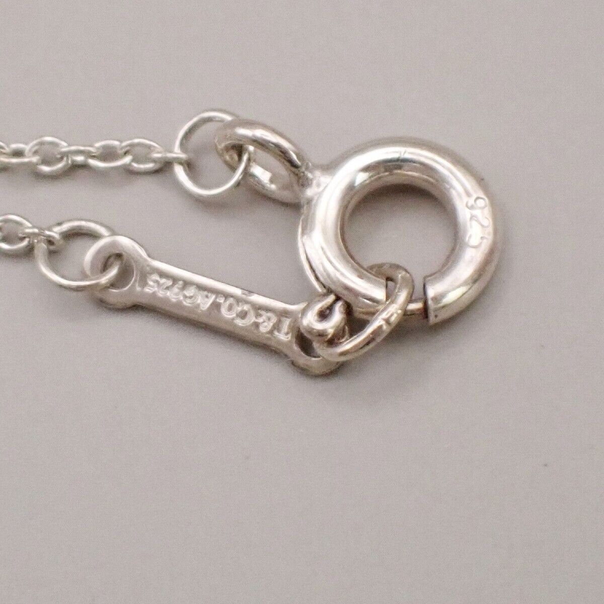 TIFFANY & CO. Loving Heart Chain Necklace Paloma Picass Silver Ag 925 02YF230