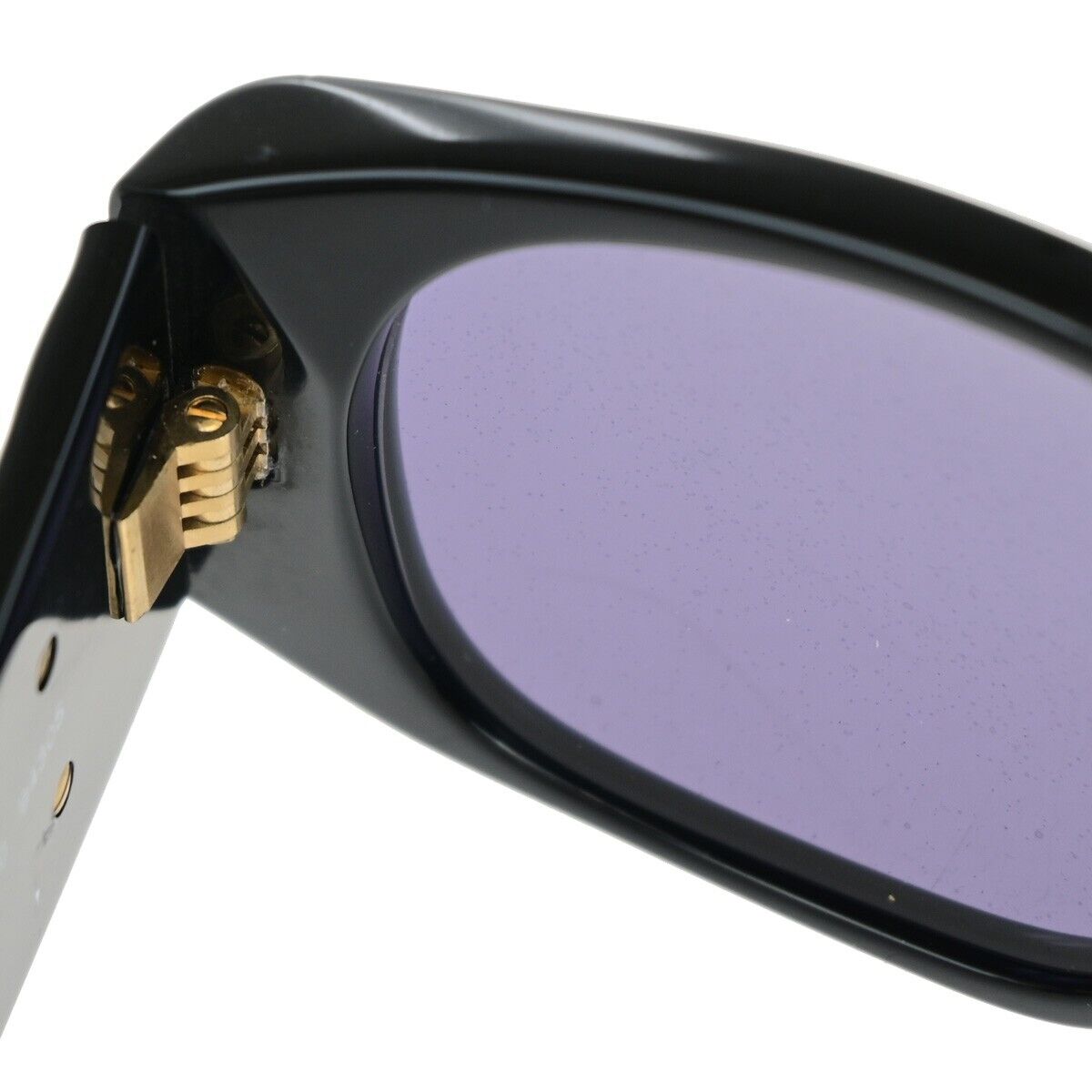 CHANEL CC Logo Matelasse Sunglasses Eye Wear Plastic Black GHW 01450 04RK668