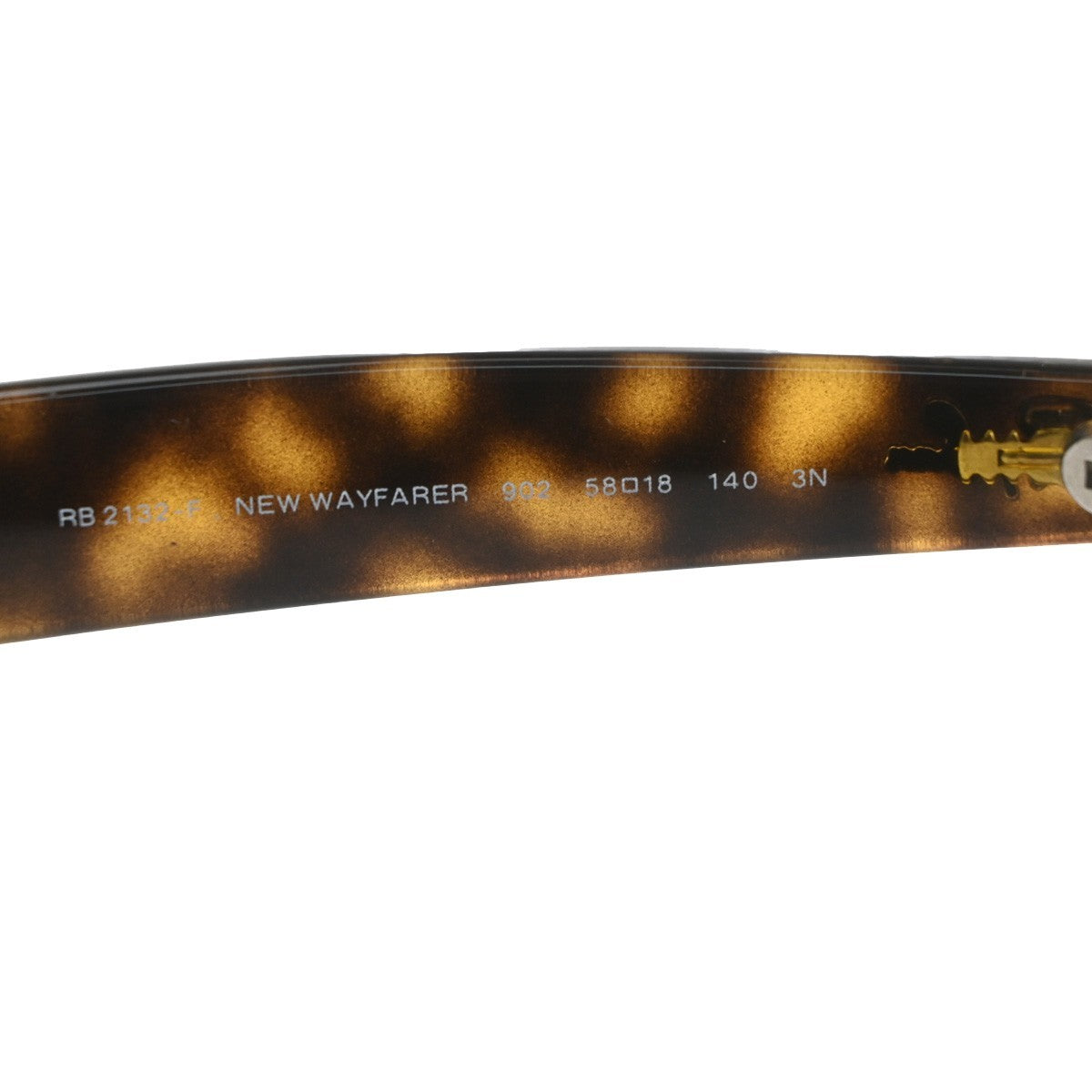 Ray Ban New Wayfarer Sunglasses Eye Wear Plastic Metal BN 2132-F Italy 07MA589