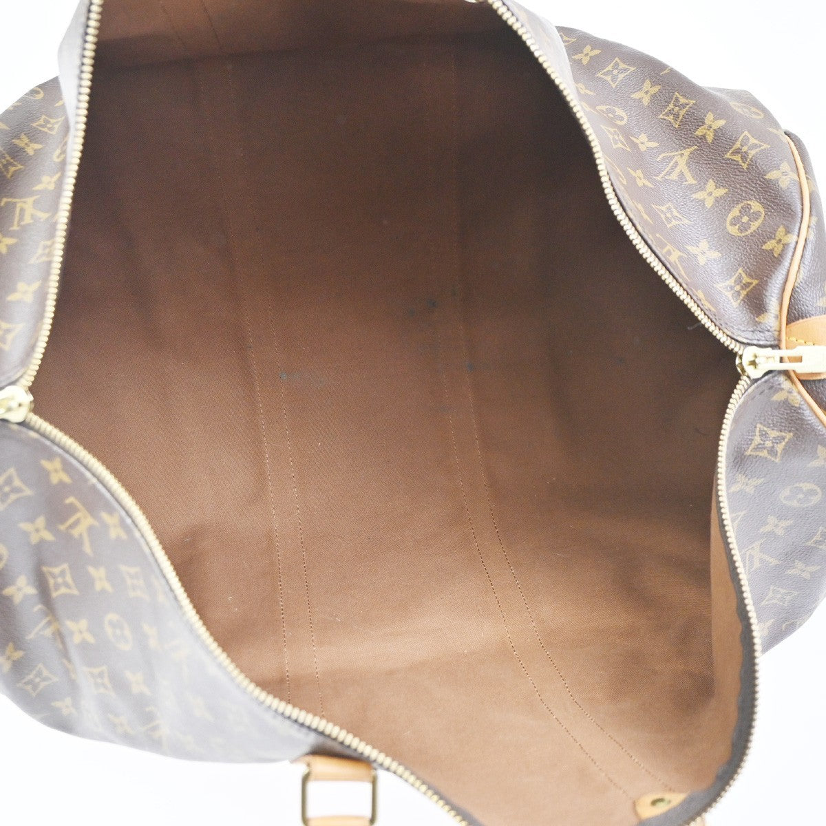 LOUIS VUITTON Keepall 60 Travel Hand Bag Monogram Leather Brown M41422 72YH893