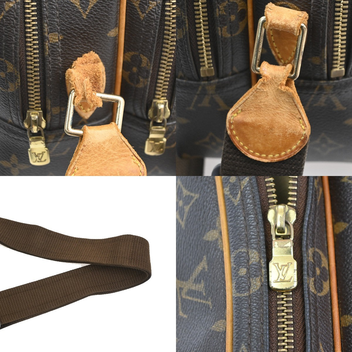 LOUIS VUITTON Reporter Crossbody Shoulder Bag Monogram Leather BN M45254 69PA082