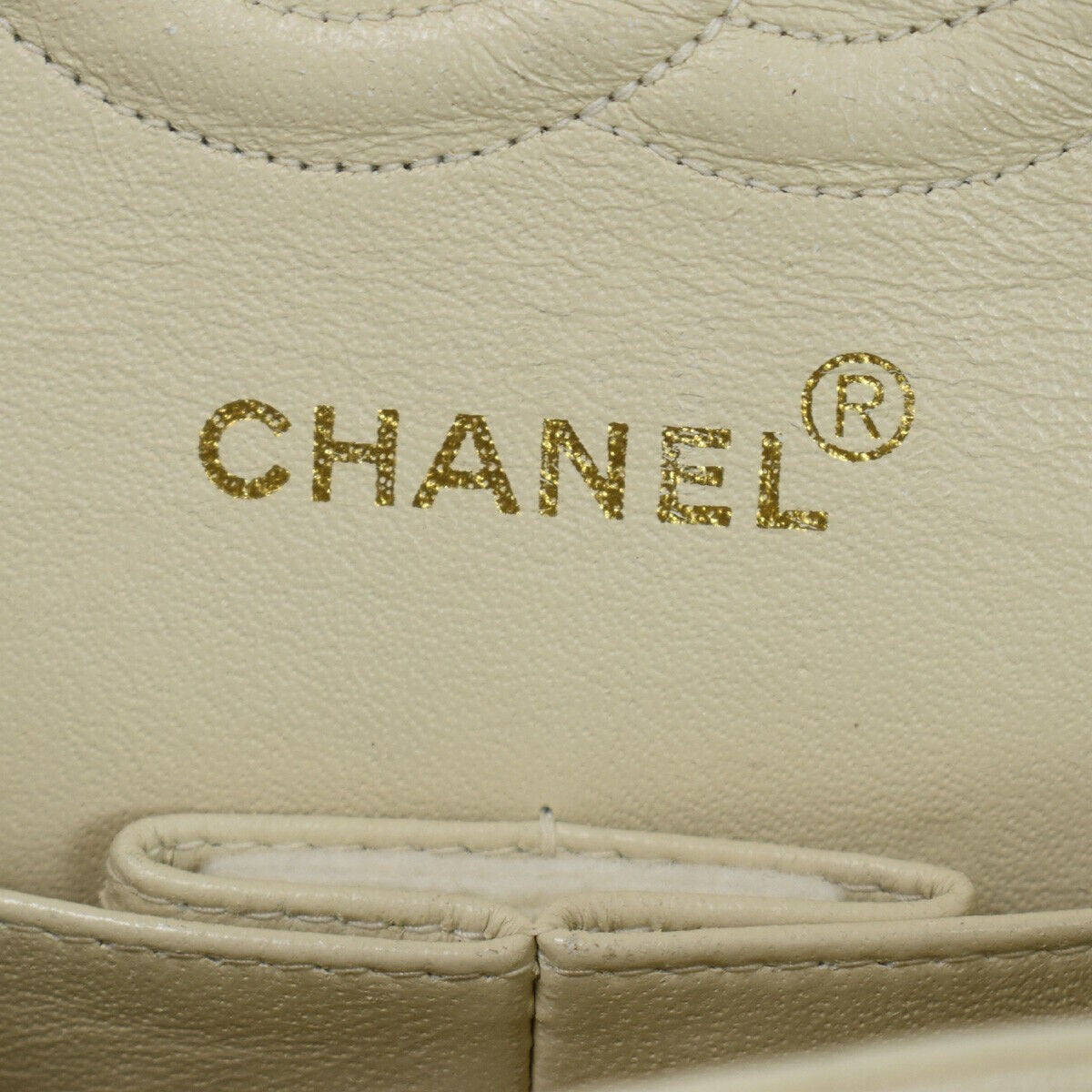 CHANEL CC Matelasse 25 Double Flap Chain Shoulder Bag Canvas Leather IY 332RJ544