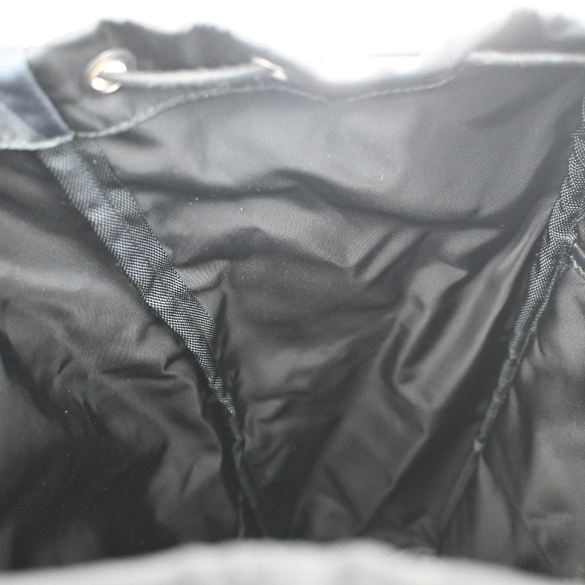 PRADA Logo Tessuto Camouflage Backpack Bag Nylon Leather Black SHW Italy 88KB710