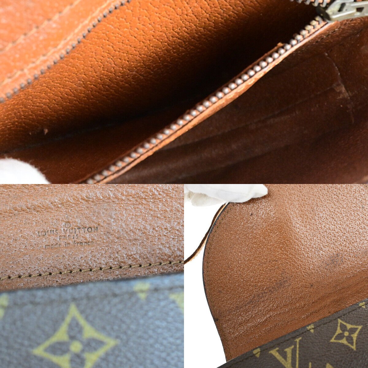 LOUIS VUITTON Chantilly PM Shoulder Bag Monogram Leather Brown M51234 60YG608