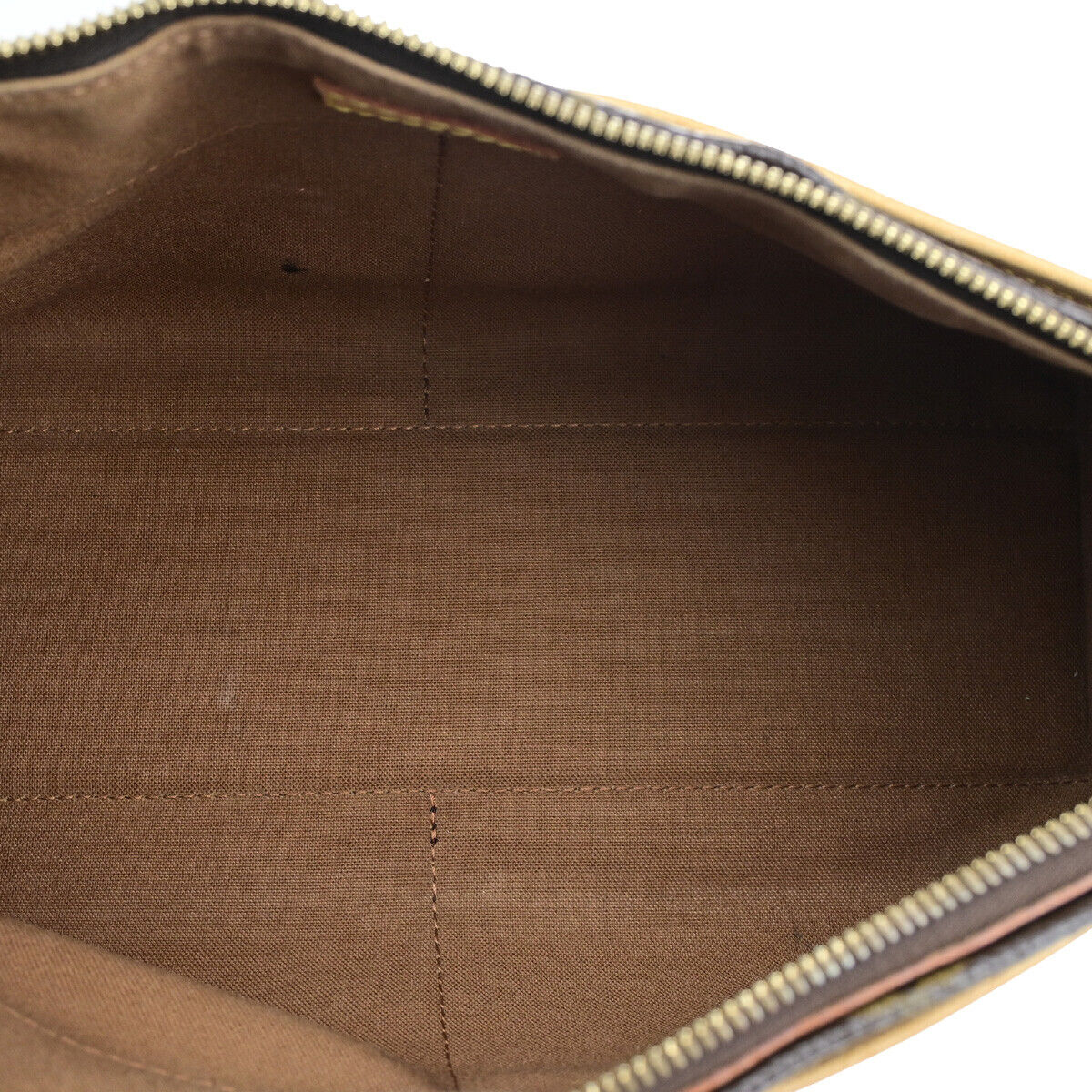 LOUIS VUITTON Popincourt Haut Shoulder Bag Monogram Leather Brown M40007 12SJ212