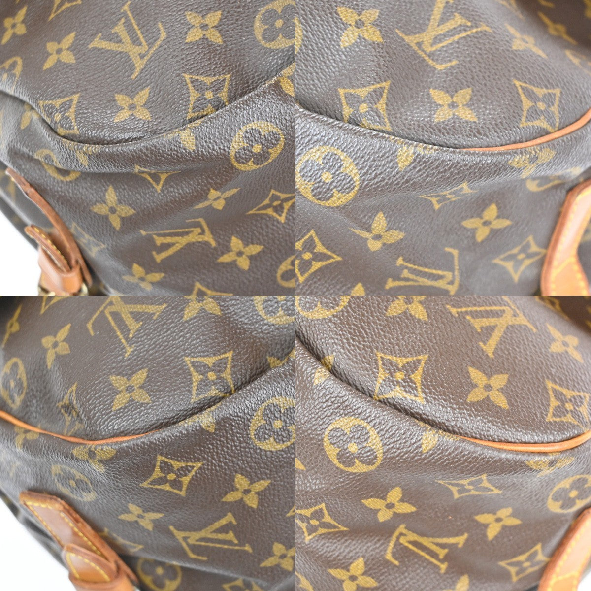 LOUIS VUITTON Saumur 35 Shoulder Bag Monogram Leather BN France M42254 13MA609