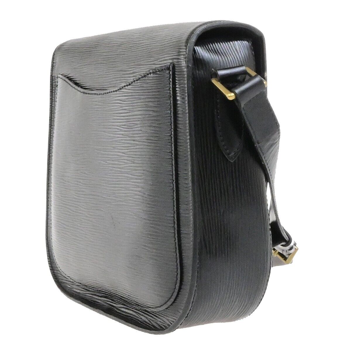 LOUIS VUITTON LV Saint Cloud GM Shoulder Bag Epi Leather Black M52192 36EE089