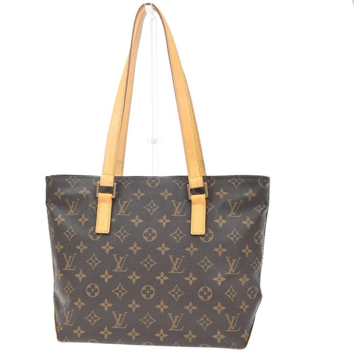 LOUIS VUITTON Cabas Piano Shoulder Bag Monogram Leather Brown M51148 16KC815