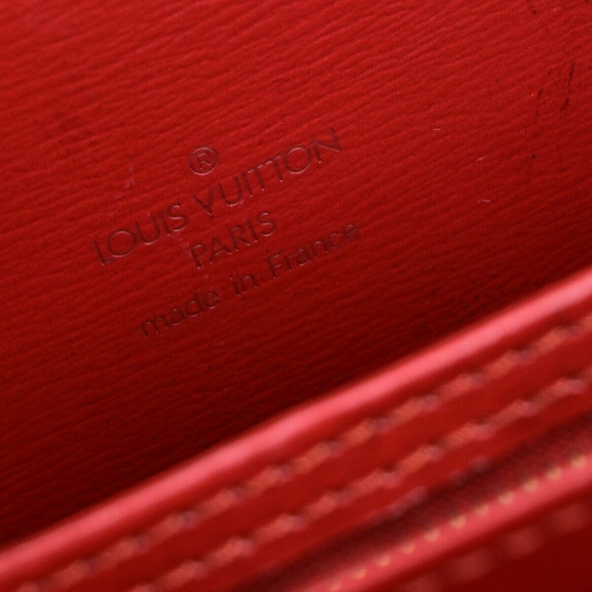 LOUIS VUITTON LV Capucines Shoulder Bag Epi Leather Red France M52347 35EC940