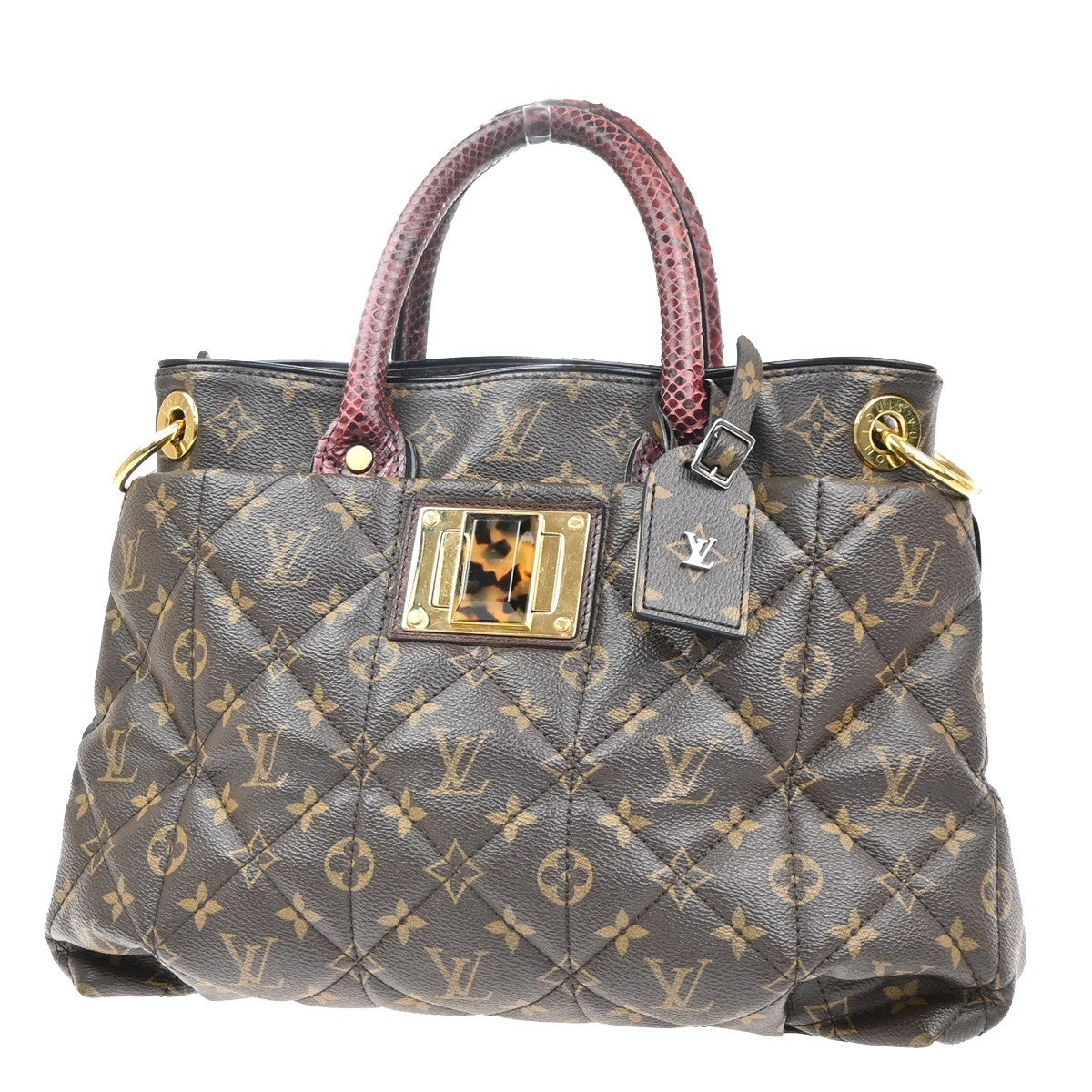 LOUIS VUITTON Exotic Tote MM 2way Hand Bag Monogram Etoile BN N90311 50MA531