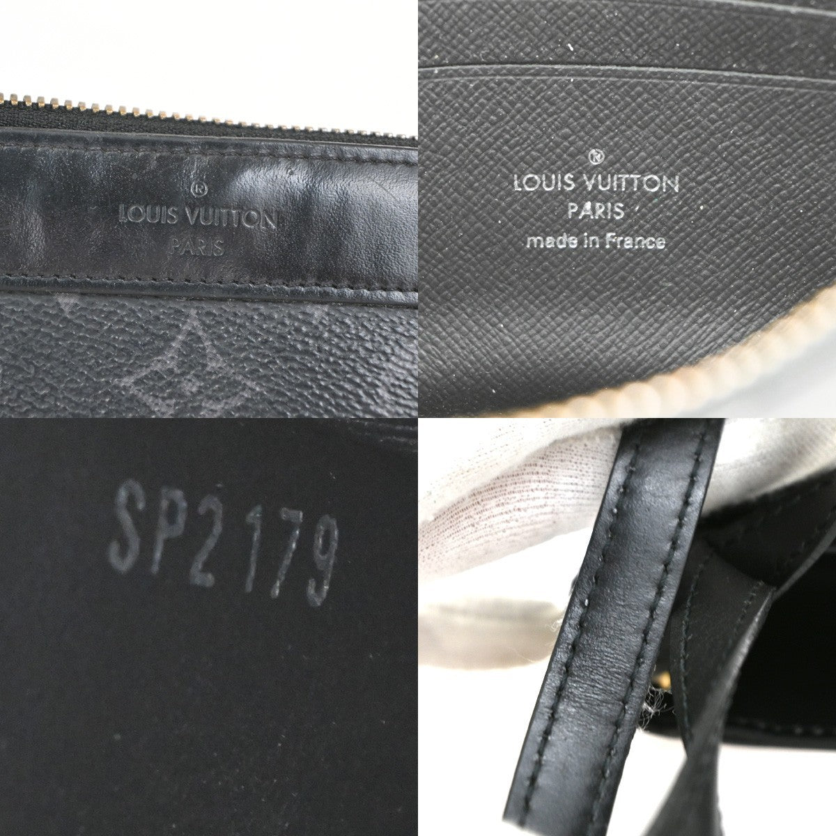 LOUIS VUITTON Pochette Discovery PM Wallet Monogram Eclipse BK M44323 62CA952