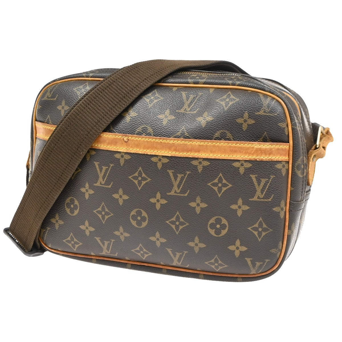 LOUIS VUITTON Reporter Crossbody Shoulder Bag Monogram Leather BN M45254 69PA082