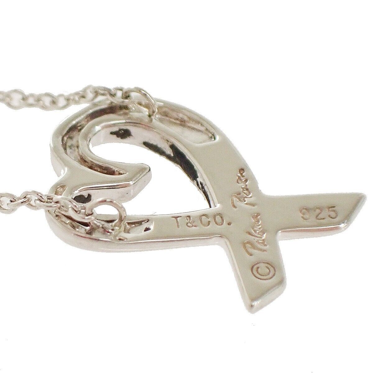TIFFANY & CO. Loving Heart Paloma Picass Chain Necklace Silver 925 01YA027