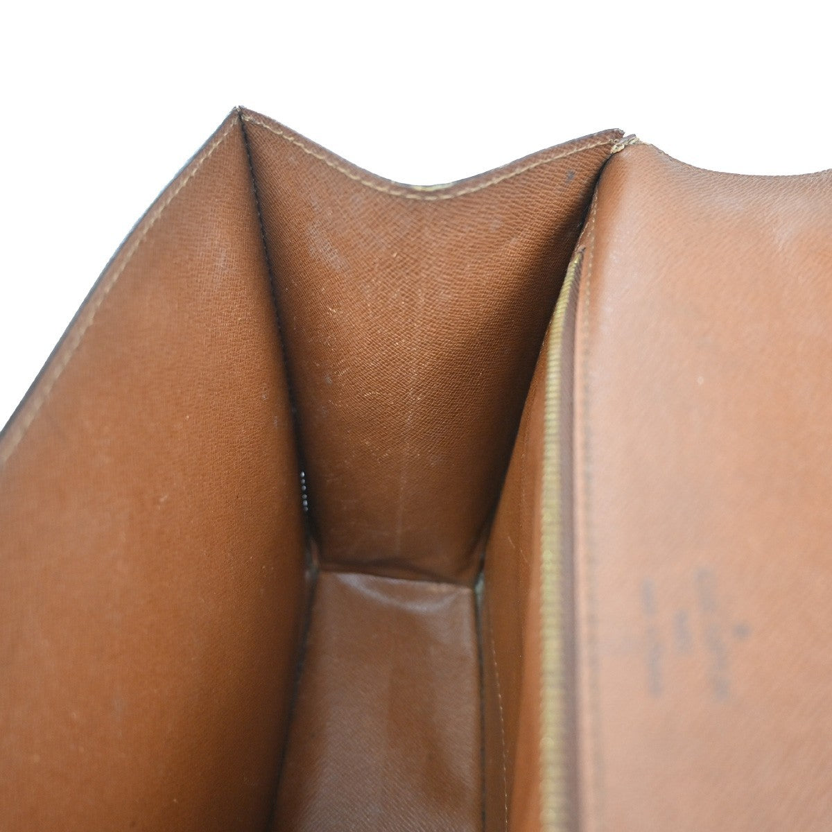 LOUIS VUITTON Monceau 28 Hand Bag Monogram Leather Brown France M51185 39KB573