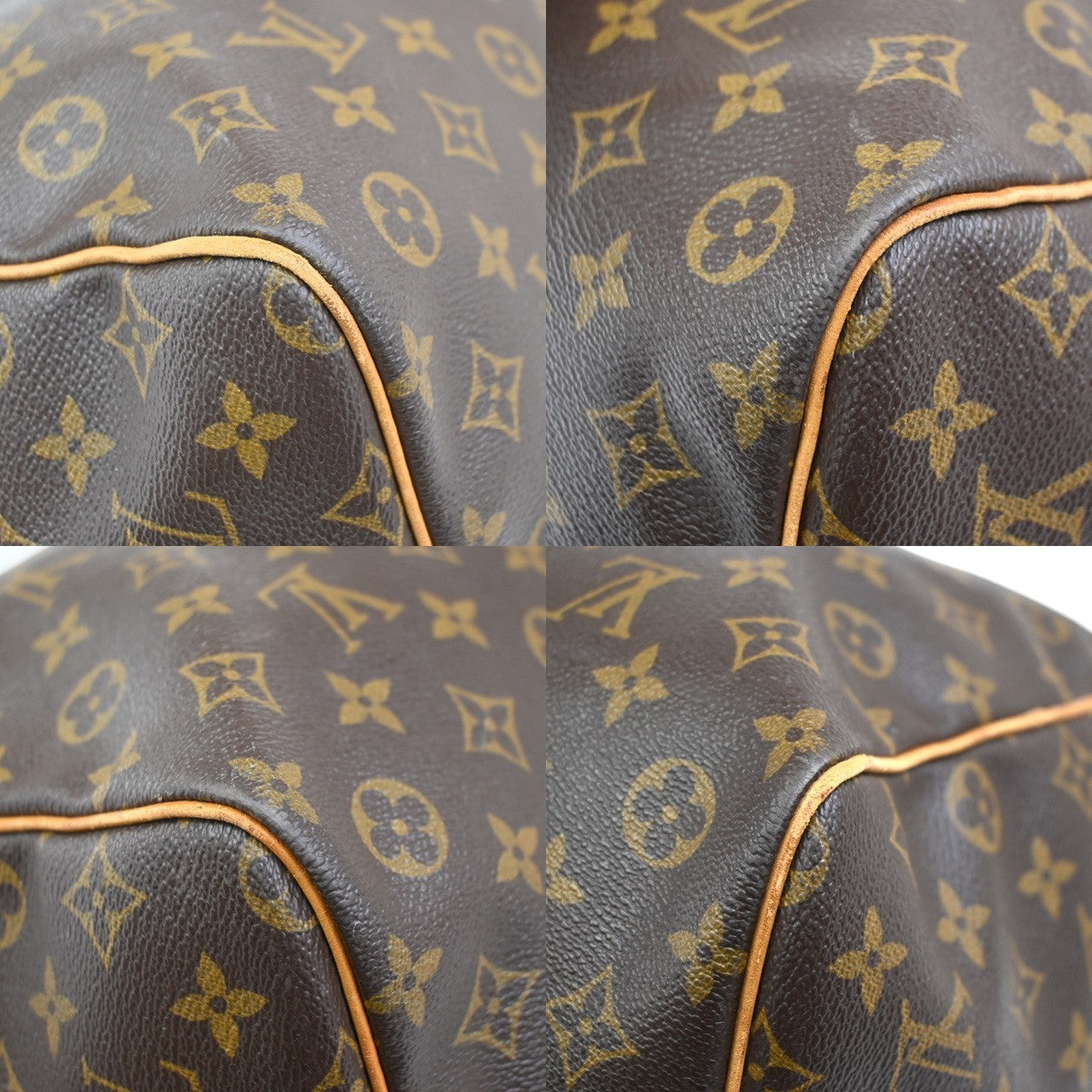 LOUIS VUITTON Keepall 60 Travel Hand Bag Monogram Leather Brown M41422 72YH893