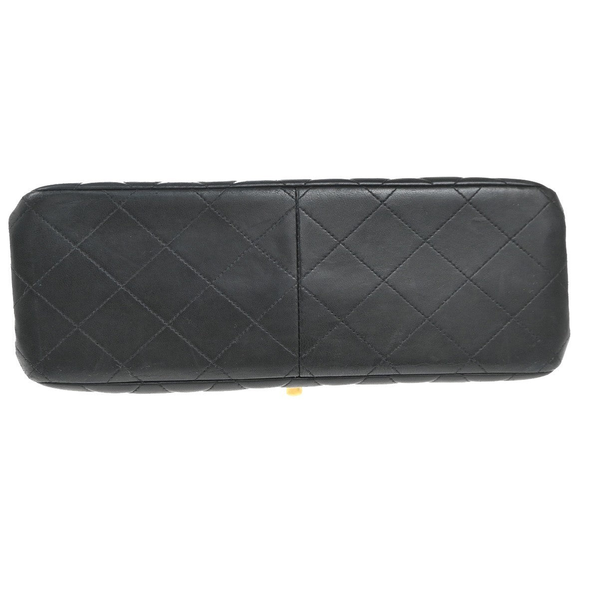 CHANEL Matelasse 25 Double Face Top Hand Hand Bag Leather Black Vintage 880RP115