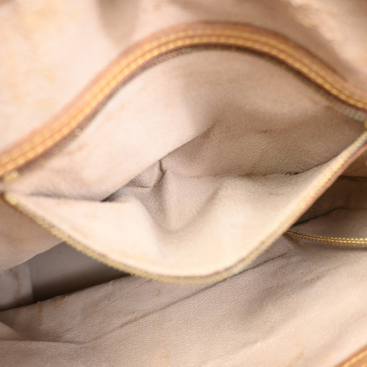LOUIS VUITTON BUCKET GM Shoulder Tote Bag Monogram Leather Brown M42236 64TA084