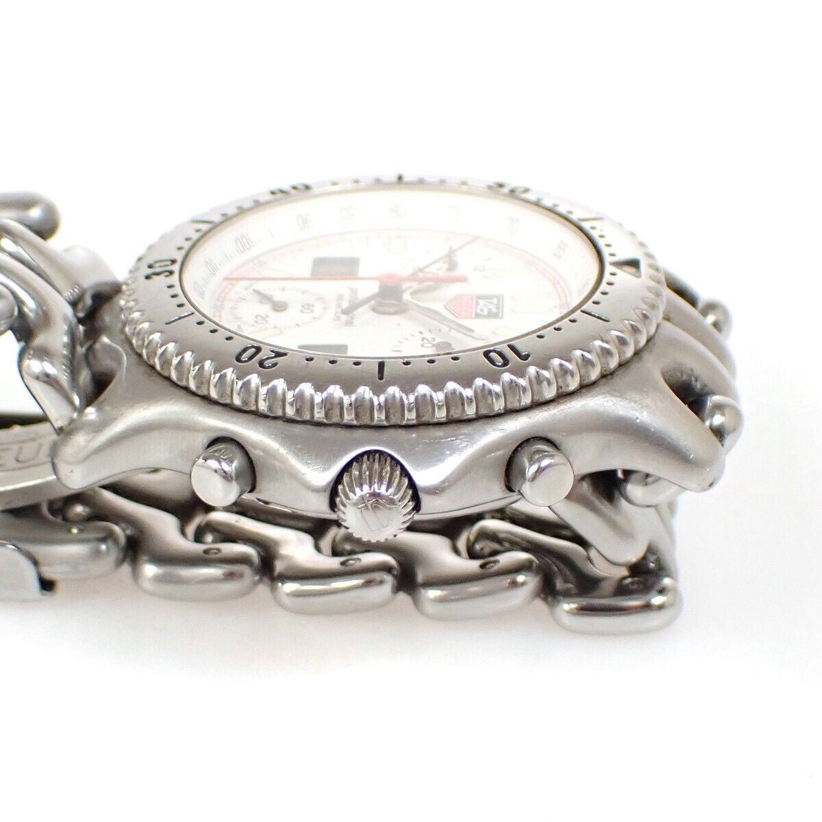 TAG HEUER Logo SEL Wrist watch CG1111-0 Quartz Stainless Steel Silver 71LC518