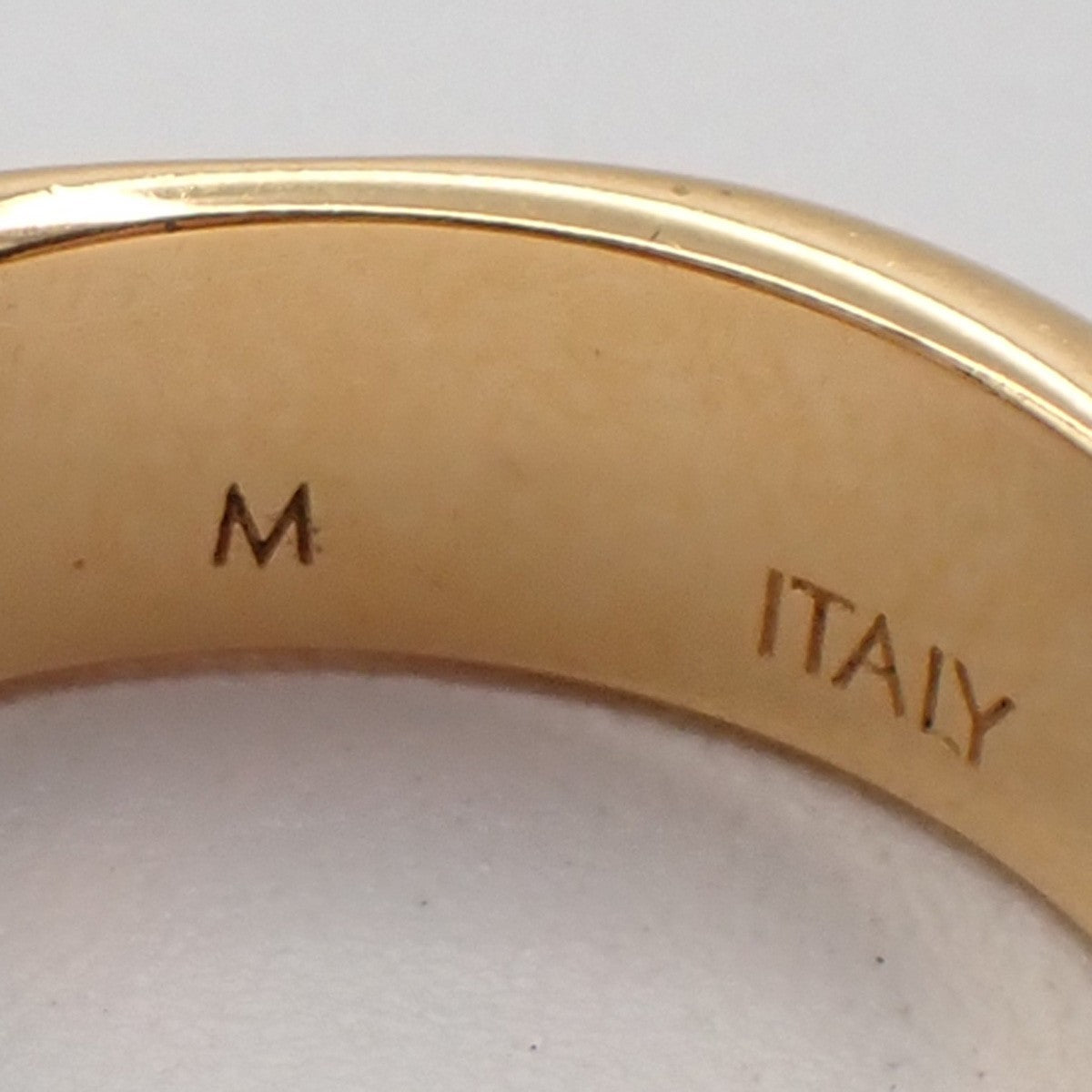 LOUIS VUITTON Nanogram Ring Size M Gold Silver Italy Accessory M00211 67EG247
