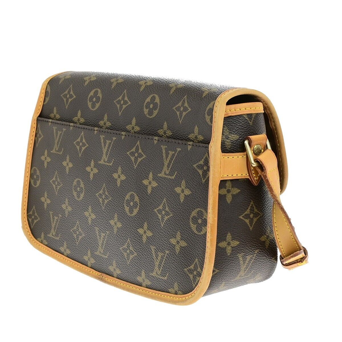 LOUIS VUITTON Sologne Crossbody Shoulder Bag Monogram Leather BN M42250 44RF232