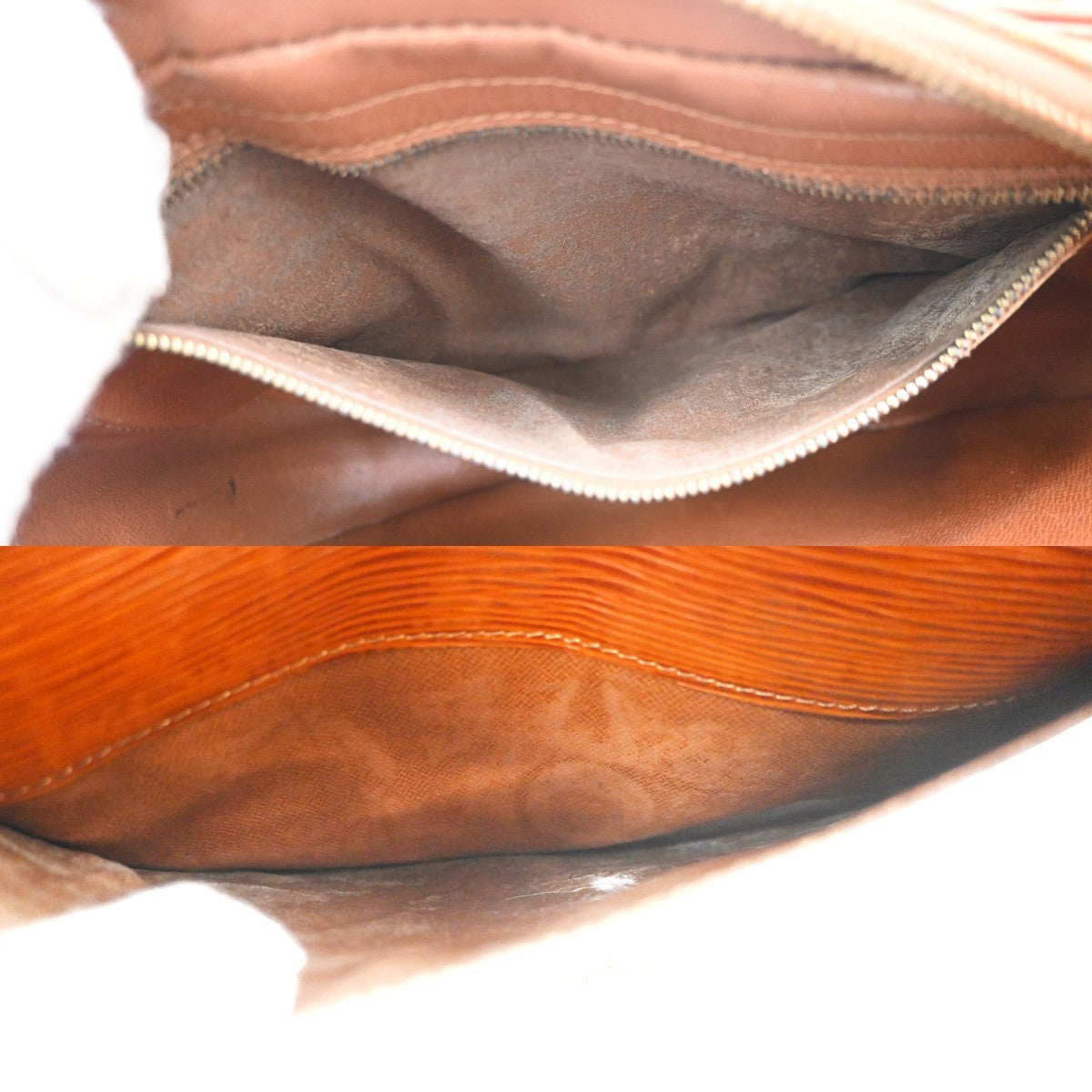 LOUIS VUITTON Jeune Fille Shoulder Bag Epi Leather Brown France M52153 65KC726