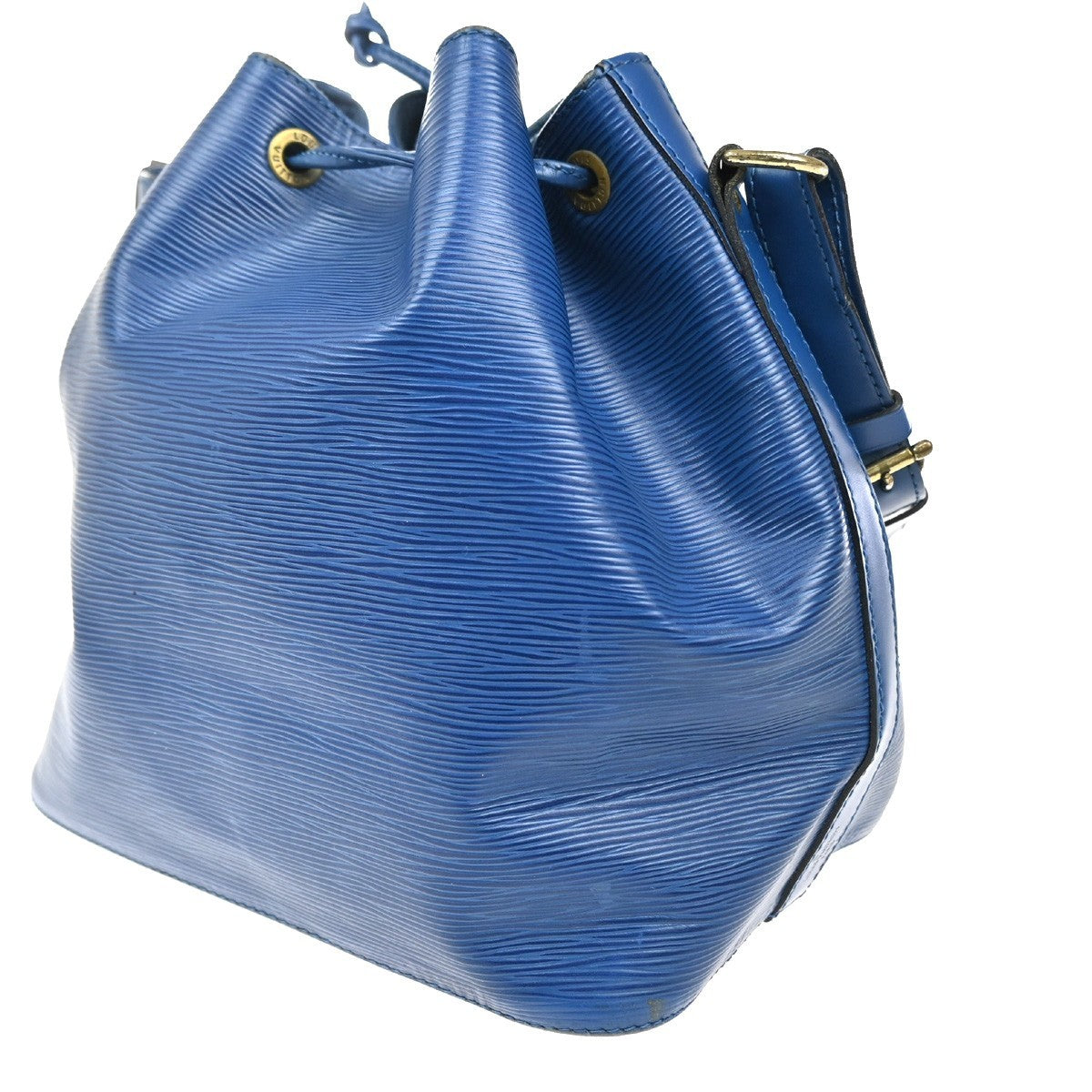 LOUIS VUITTON LV Petit Noe Shoulder Bag Epi Leather Blue France M44105 36KC251
