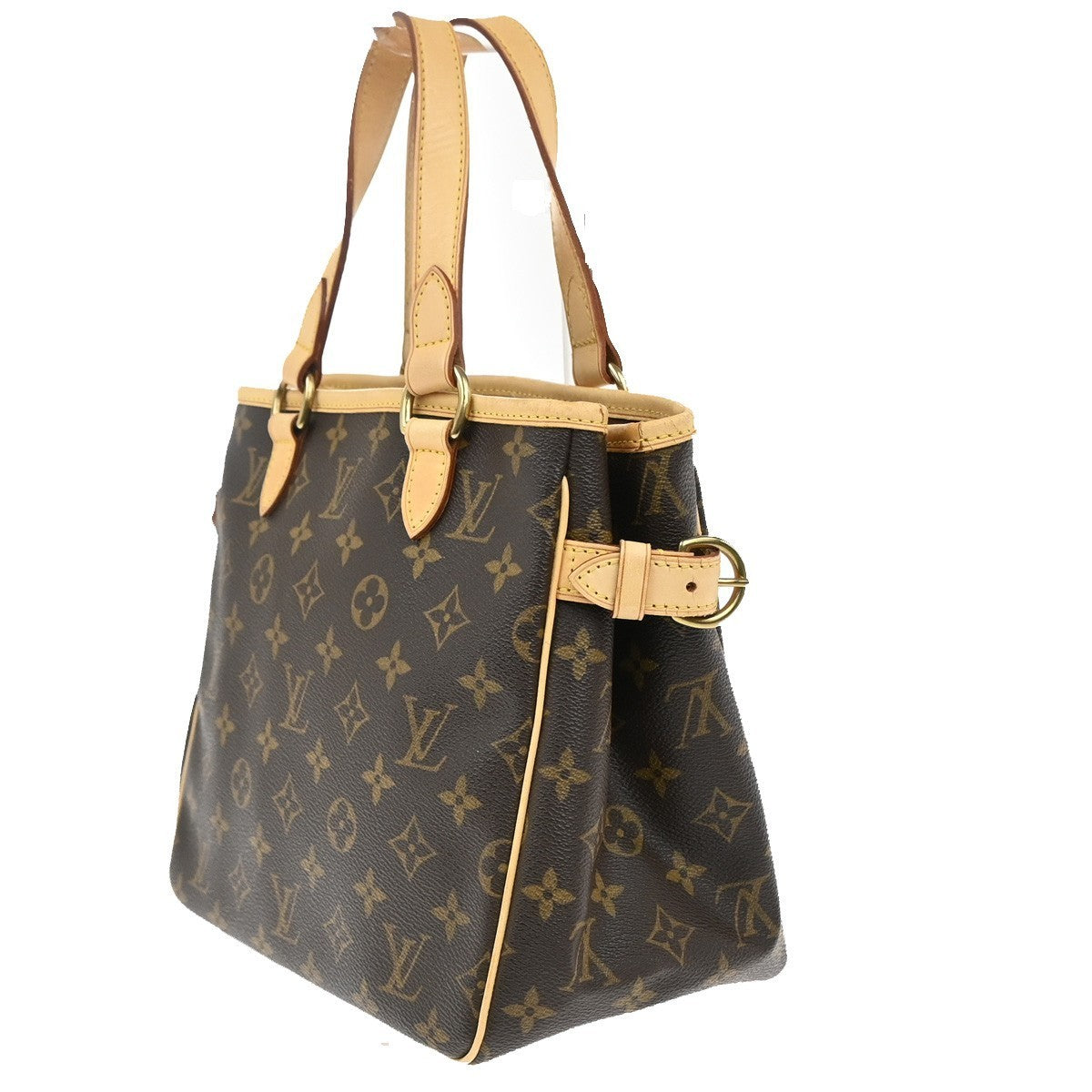 LOUIS VUITTON Batignolles Tote Hand Bag Monogram Leather Brown M51156 96MA205