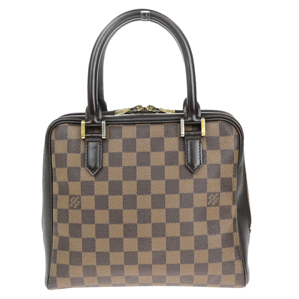 LOUIS VUITTON Brera Hand Bag Damier Ebene Leather Brown France N51150 73YF896