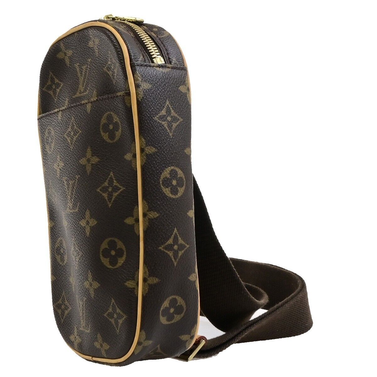 LOUIS VUITTON Pochette Gange Shoulder Bag Monogram Brown Spain M51870 52ED491