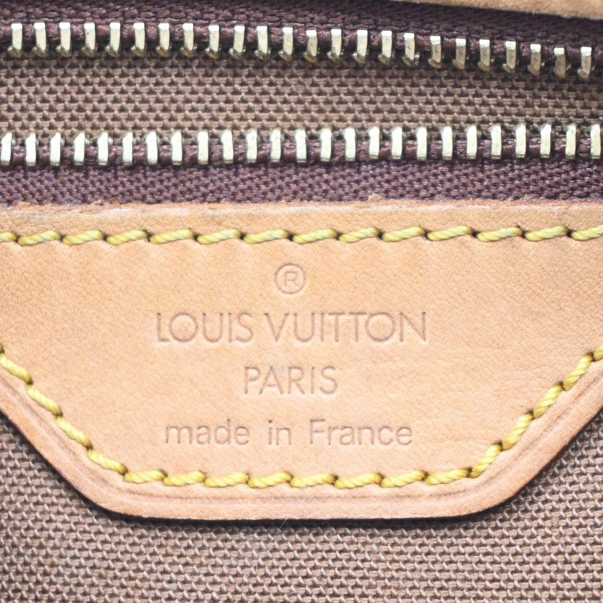 LOUIS VUITTON Logo Trotteur Shoulder Bag Monogram Leather Brown M51240 76YJ280