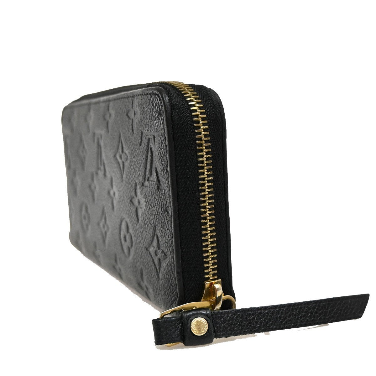 LOUIS VUITTON LV Zippy Long Wallet Monogram Empreinte Balck M93435 76KB293