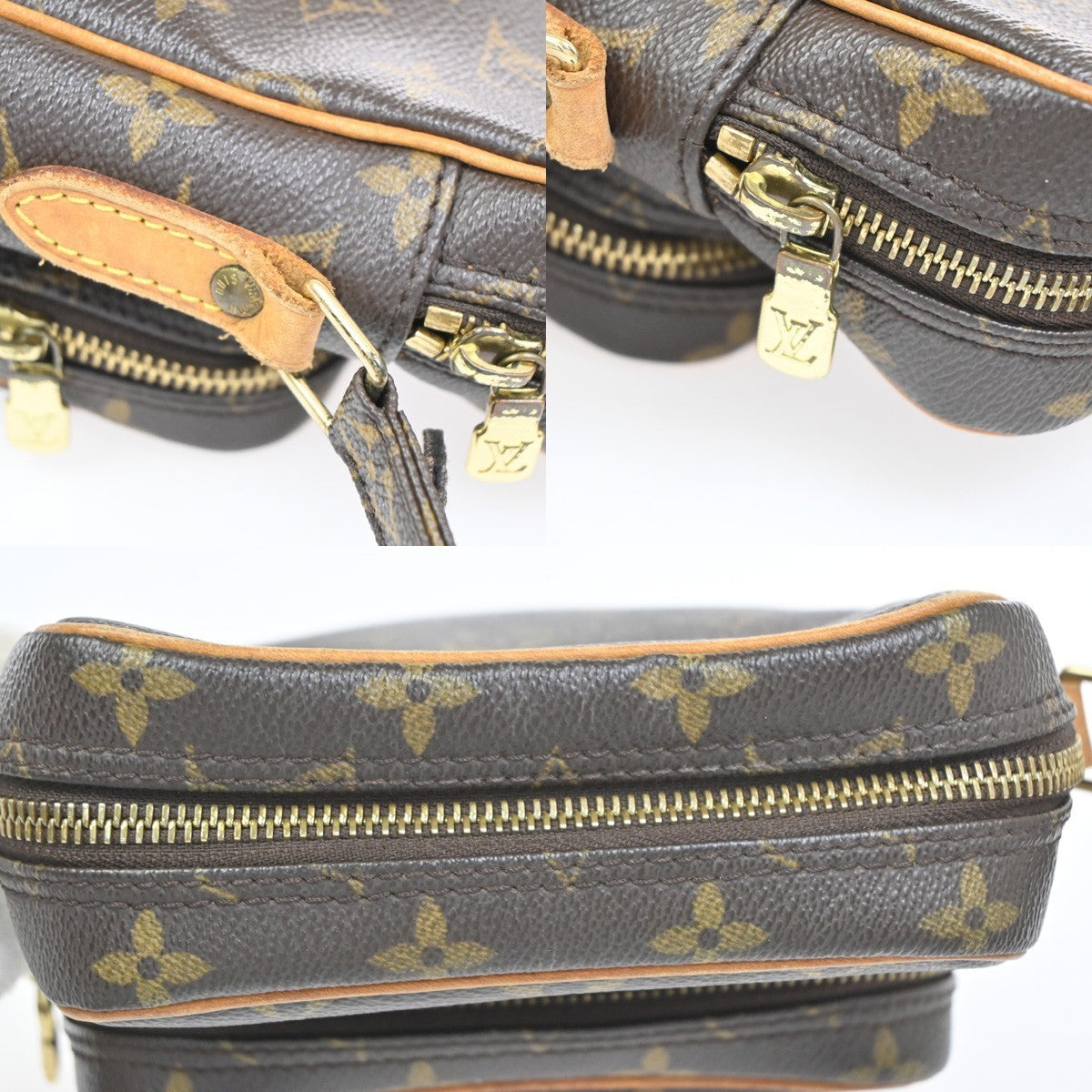 LOUIS VUITTON Amazon Crossbody Shoulder Bag Monogram Leather BN M45236 89CA705