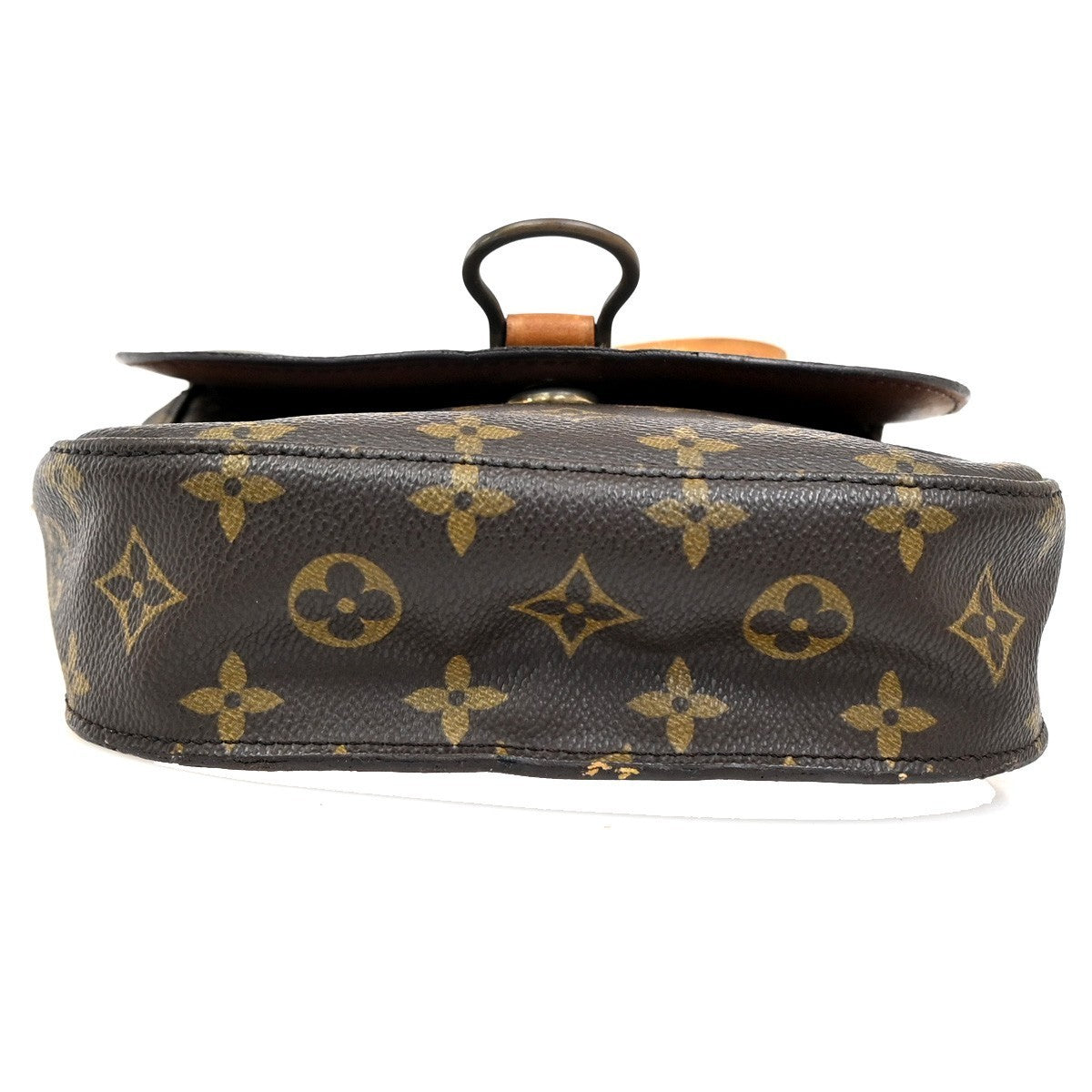 LOUIS VUITTON Saint Cloud MM Shoulder Bag Monogram Leather Brown M51243 31MA062