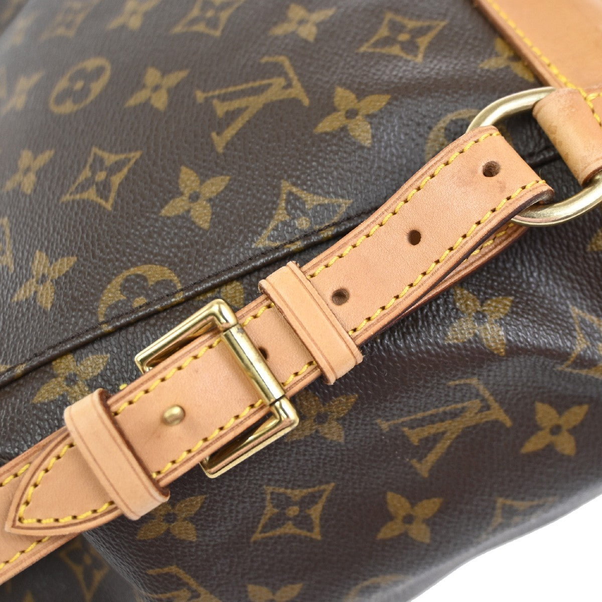 LOUIS VUITTON Montsouris MM Backpack Bag Monogram Leather Brown M51136 51YJ002