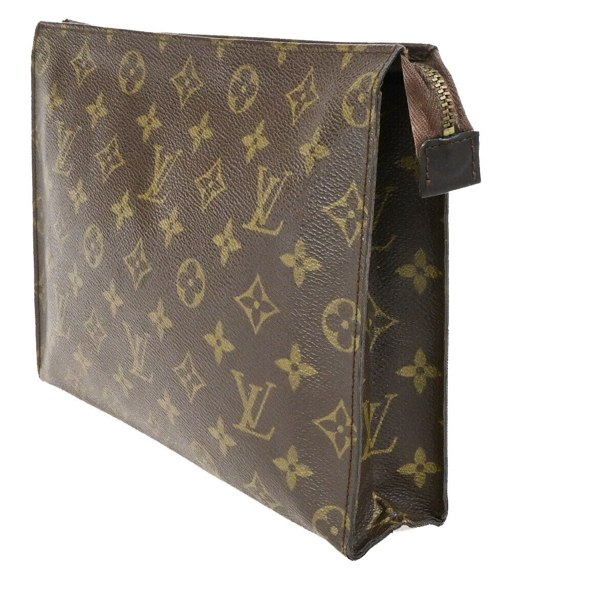 LOUIS VUITTON Poche Toilette 26 Clutch Hand Bag Monogram Leather M47542 05SJ536